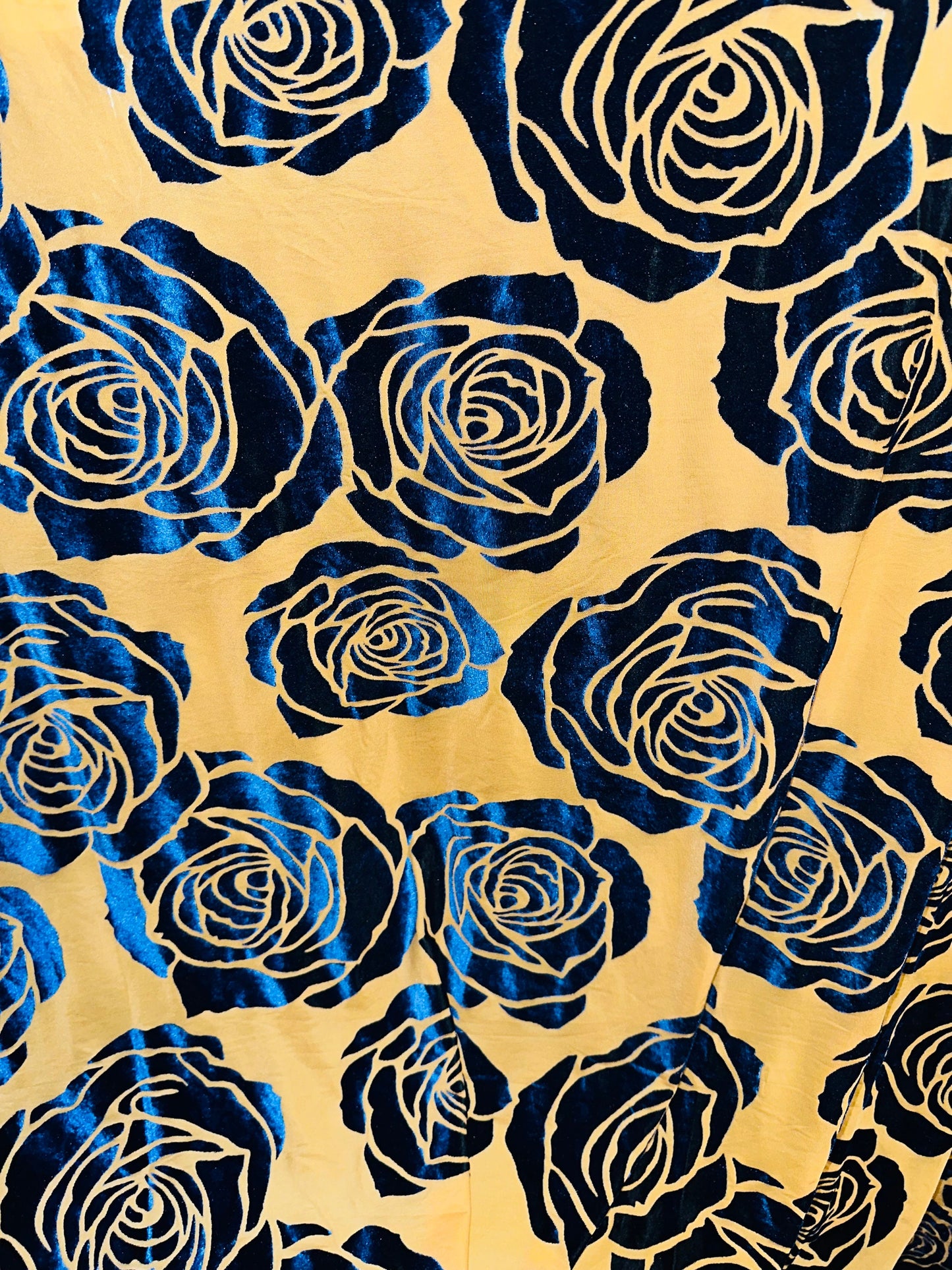 Luxury Victoria Rose design  burnout stretch velvet 4-way stretch 58/60” high Italian quality fabrics by AlexLAFabrics
