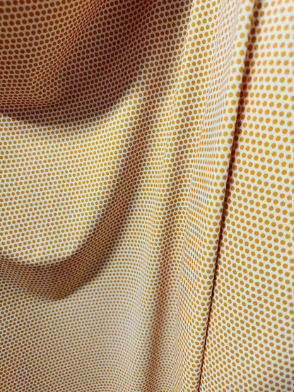 Polka dots design print on best quality of nylon spandex 4-way stretch 58/60”