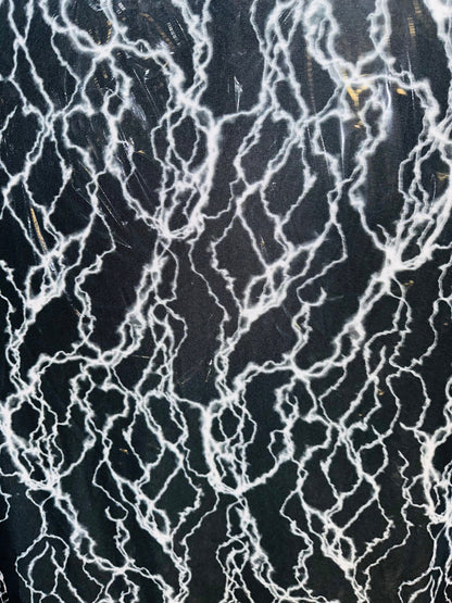 Thunderbolt design print on great quality of power mesh 4-way stretch 58/60”