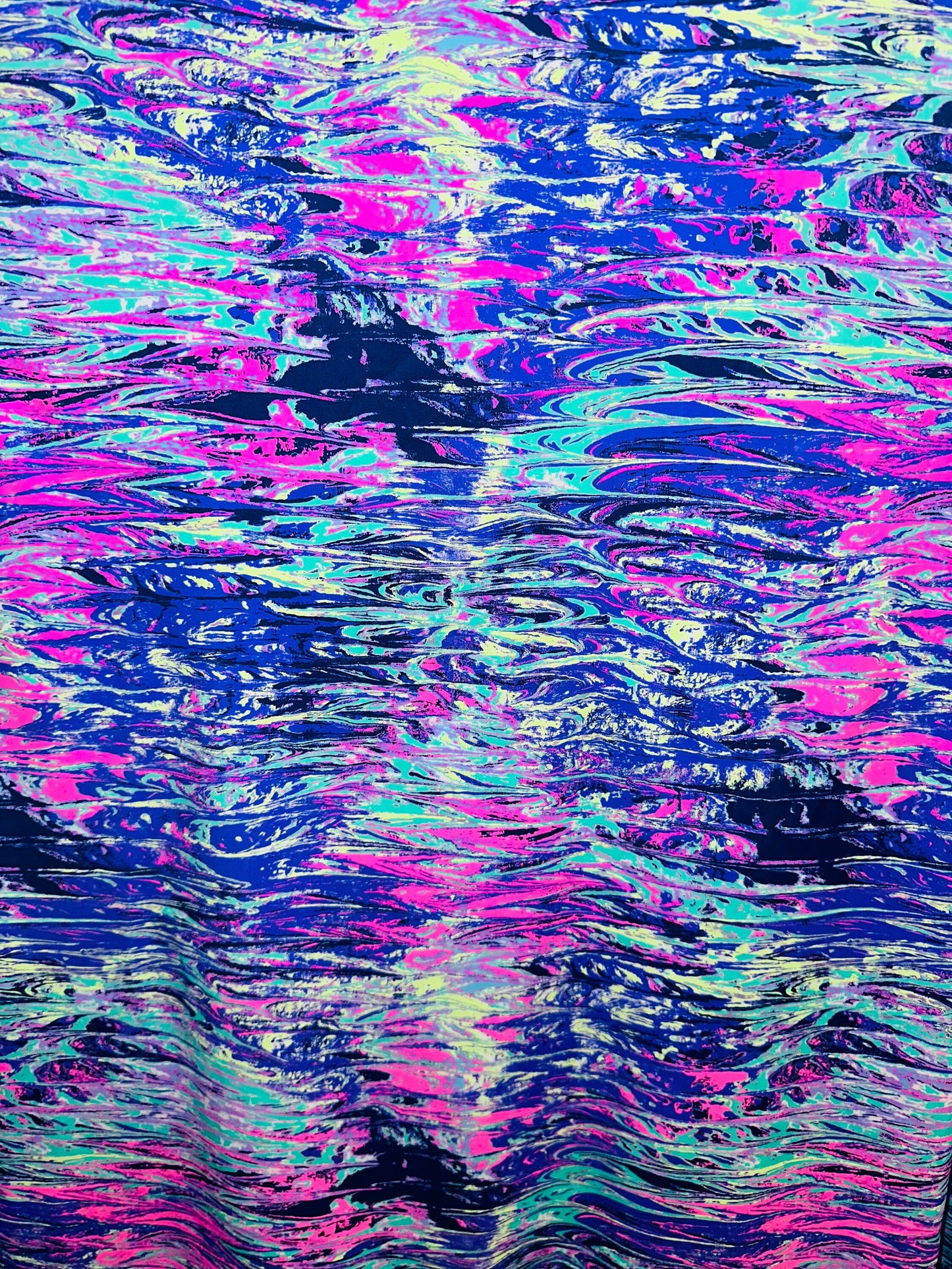 New abstract design print on best quality of nylon spandex 4-way stretch 58/60”