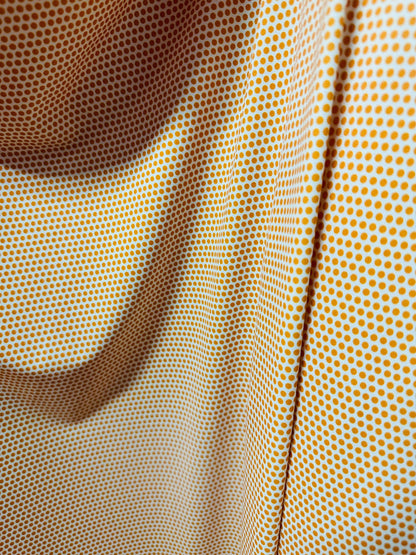 Polka dots design print on best quality of nylon spandex 4-way stretch 58/60”
