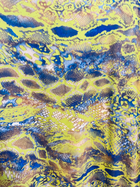 New Anaconda design print on best quality of nylon spandex 4-way stretch 58/60”
