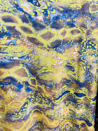New Anaconda design print on best quality of nylon spandex 4-way stretch 58/60”