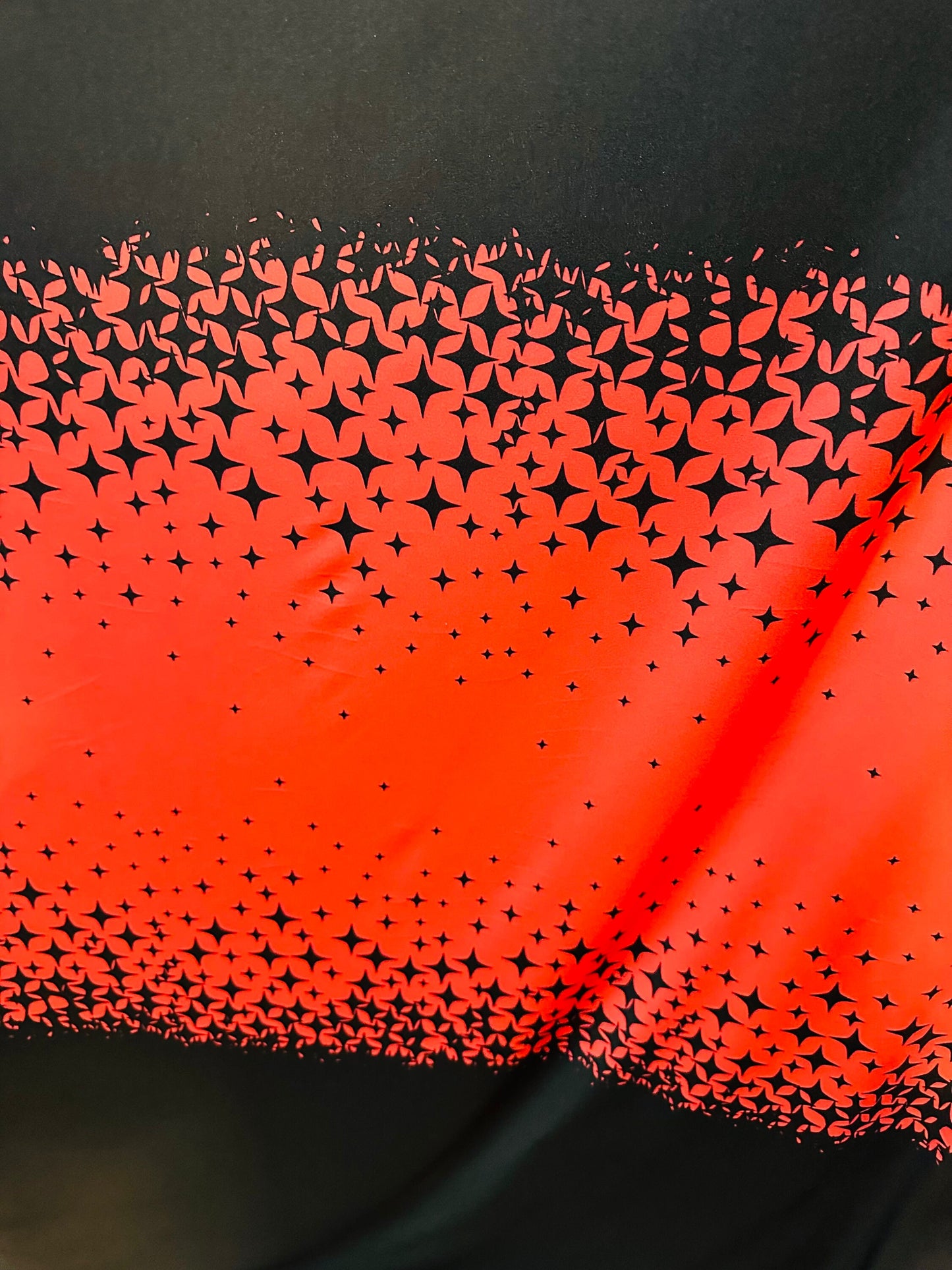 New modern Stars design print on best quality of nylon spandex 4-way stretch 58/60” Sold by the YD. Ships Worldwide from Los Angeles Ca