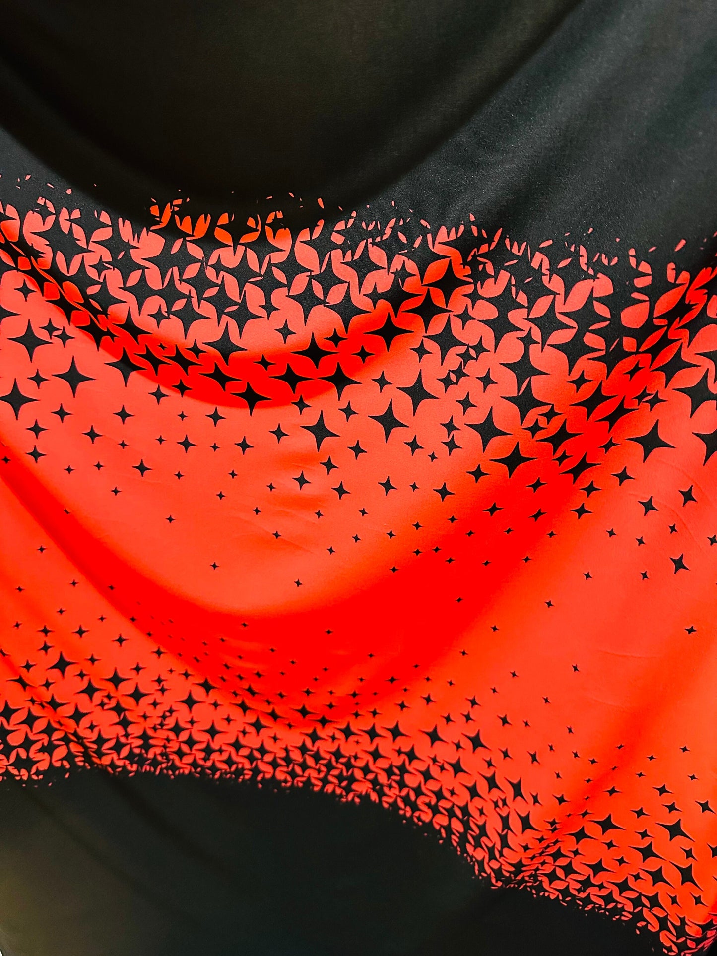New modern Stars design print on best quality of nylon spandex 4-way stretch 58/60” Sold by the YD. Ships Worldwide from Los Angeles Ca