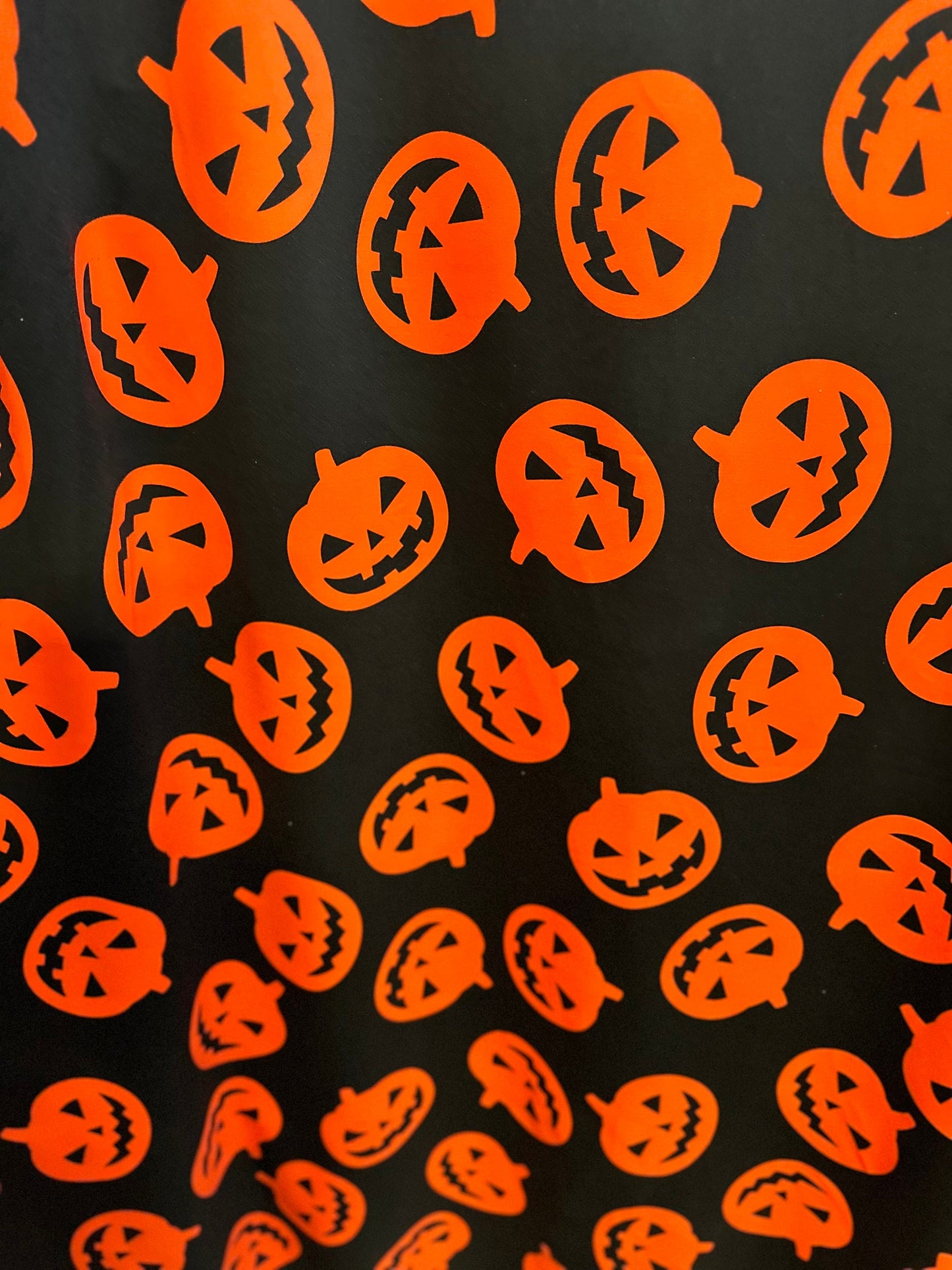 New Pumpkin Halloween design print on great quality of nylon spandex 4-way stretch 58/60”