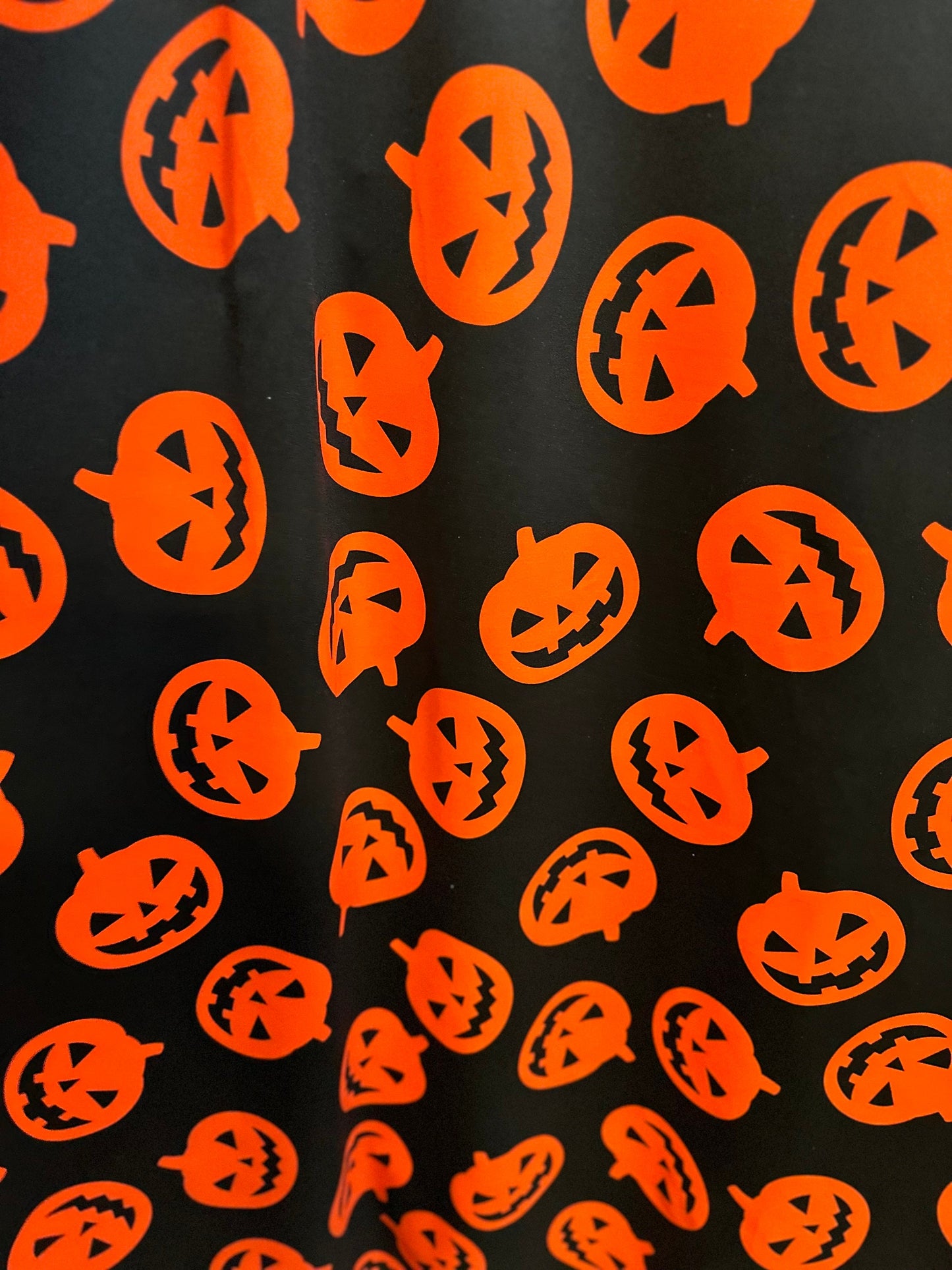 New Pumpkin Halloween design print on great quality of nylon spandex 4-way stretch 58/60”