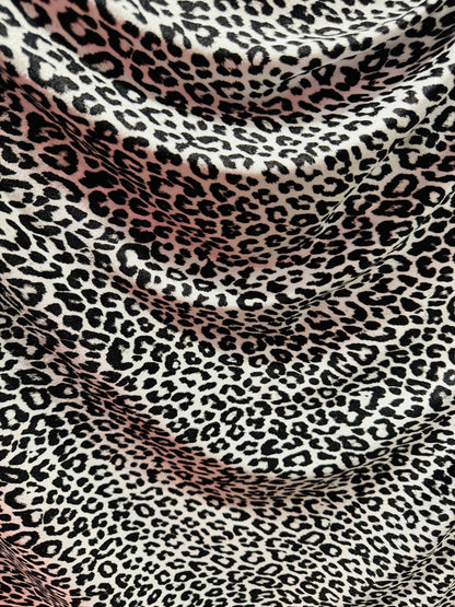 New Exotic cheetah design print on best quality of stretch velvet 4-way stretch 58/60” High Quality fabrics by AlexLAFabrics