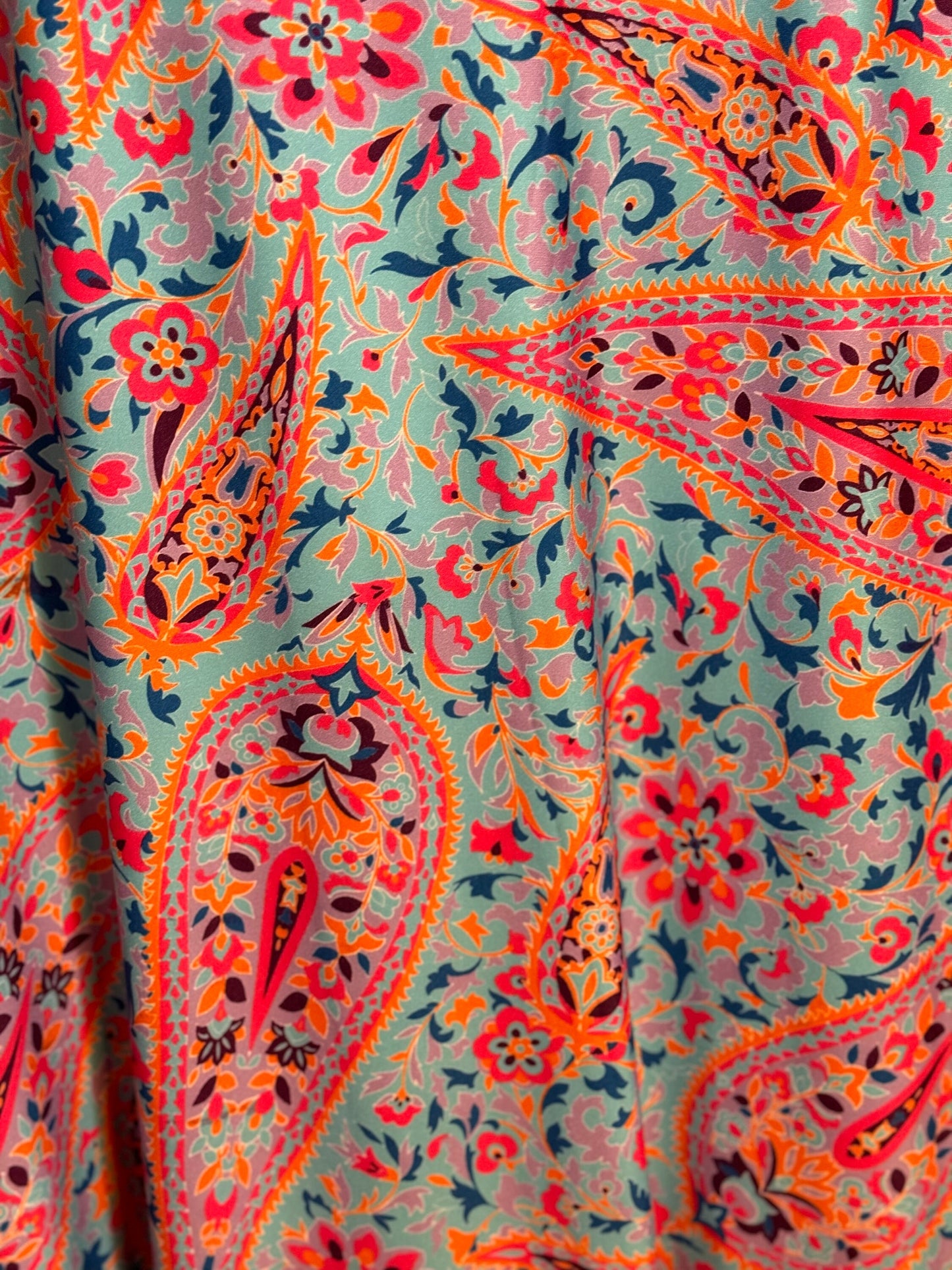 Paisley design Multicolor print on great quality of nylon spandex 4-way stretch 58/60” Sold by the YD. Ships Worldwide from Los Angeles