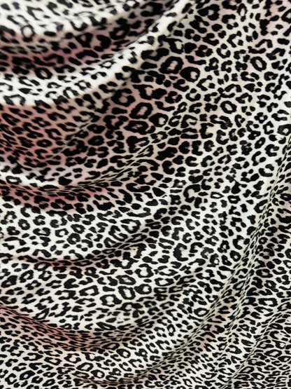 New Exotic cheetah design print on best quality of stretch velvet 4-way stretch 58/60” High Quality fabrics by AlexLAFabrics