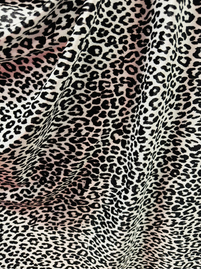New Exotic cheetah design print on best quality of stretch velvet 4-way stretch 58/60” High Quality fabrics by AlexLAFabrics