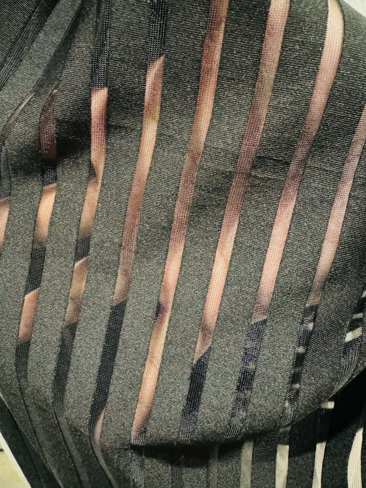 New stripe design 1/2” Size nylon spandex 4-way stretch 58/60” Sold by the YD. Ships worldwide from Los Angeles California USA