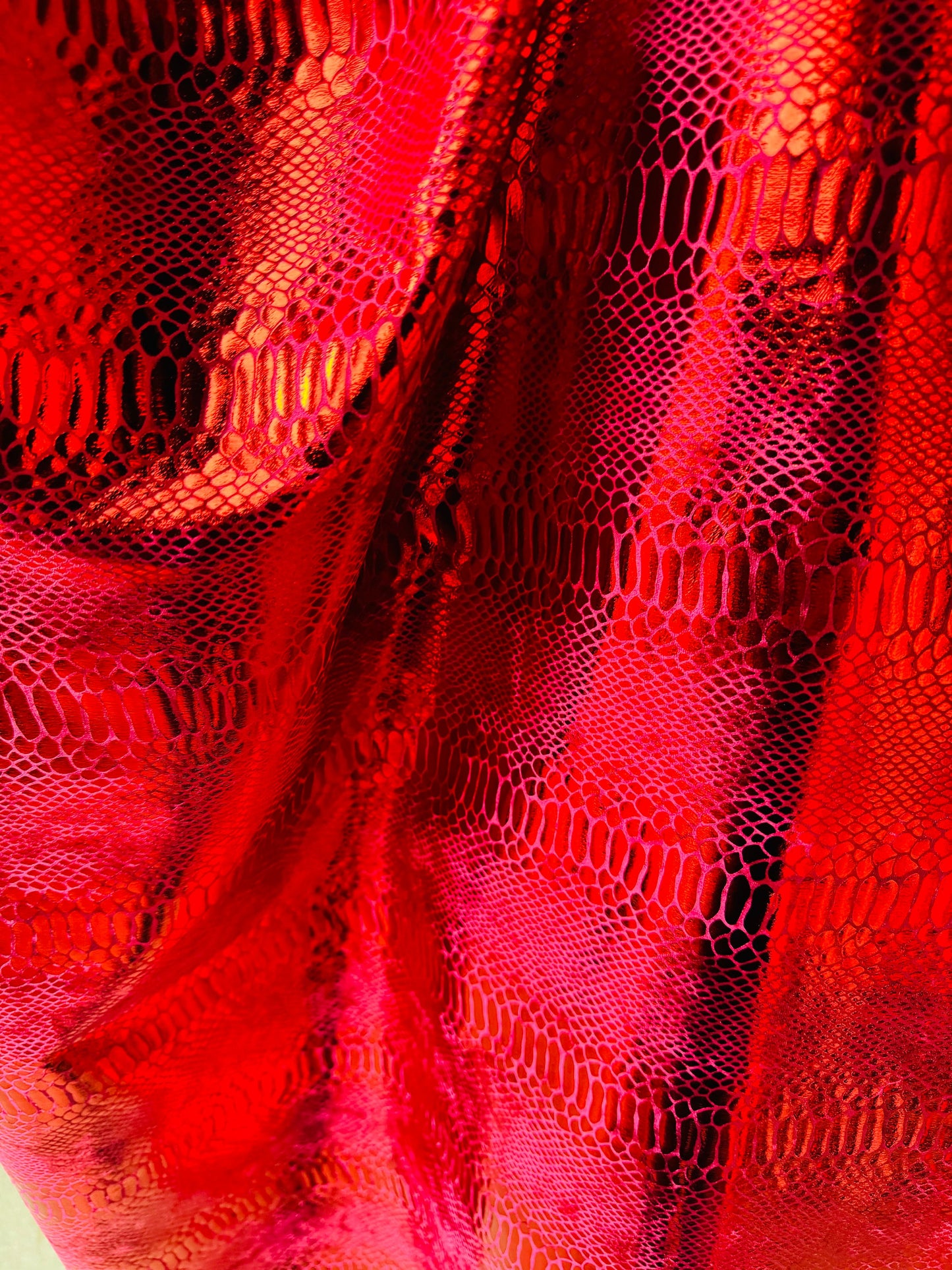Anaconda design metallic stretch velvet with foil 2-way stretch 58/60” High quality fabrics by AlexLAFabrics