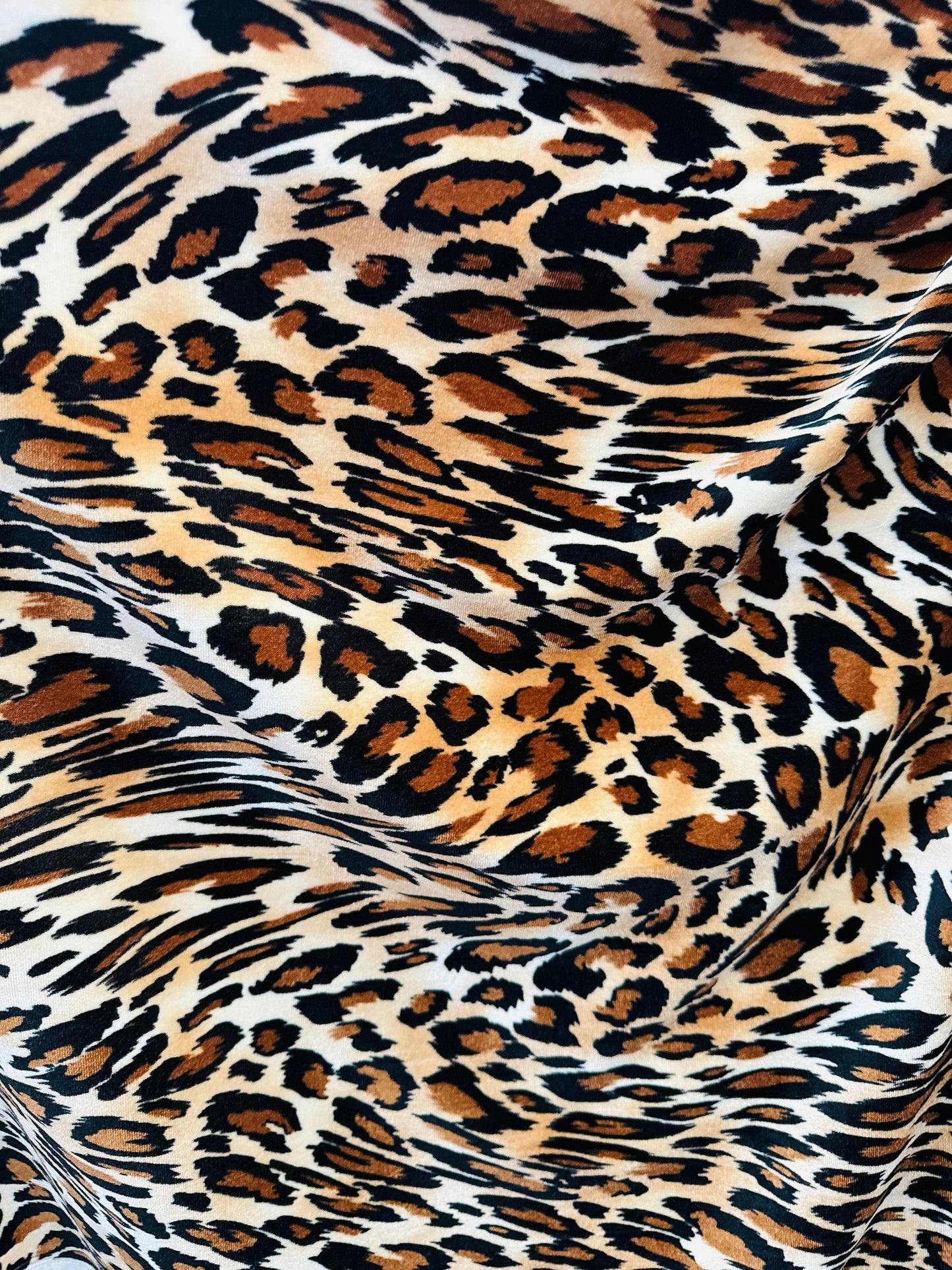 New Exotic Leopard design print on great quality of stretch velvet 4-way stretch 58/60”