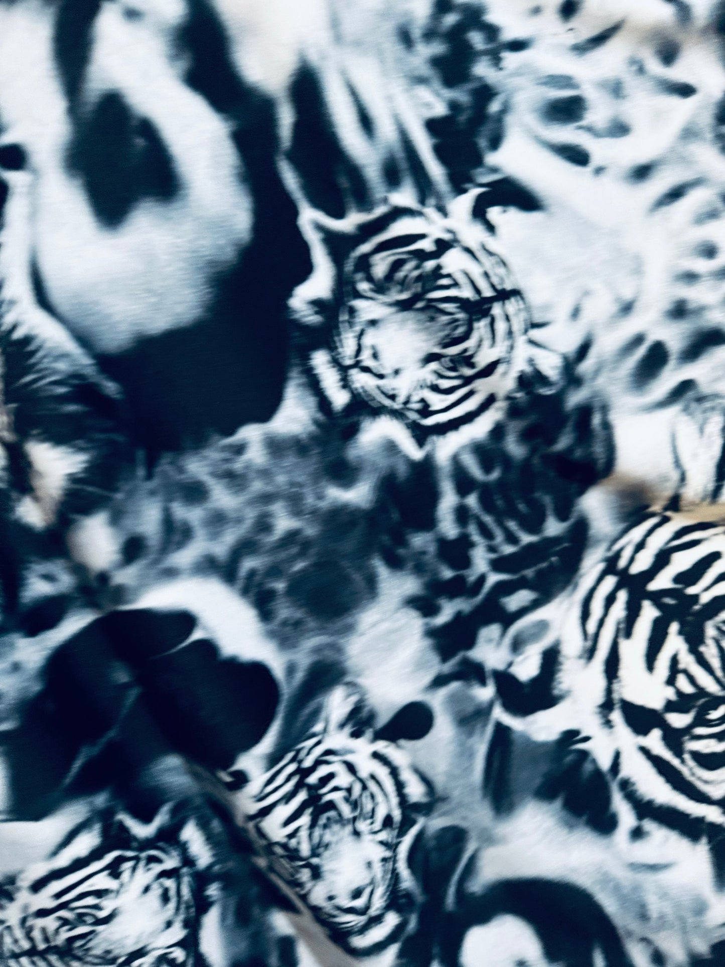 New Exotic Tiger design print on great quality of nylon spandex 4-way stretch 58/60”