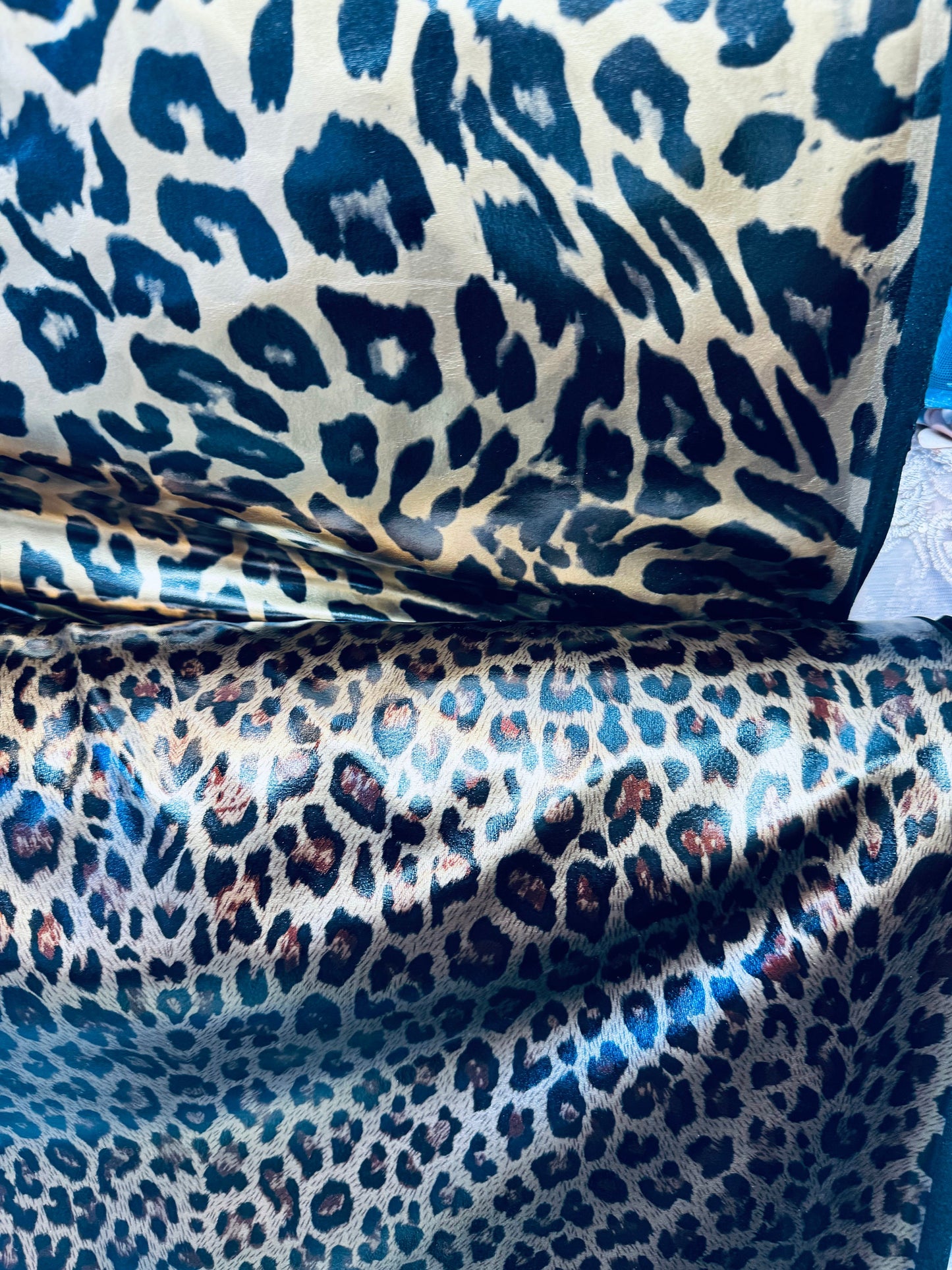 New Exotic animal print on stretch all over foil 4-way stretch 58/60” High quality fabrics by AlexLAFabrics