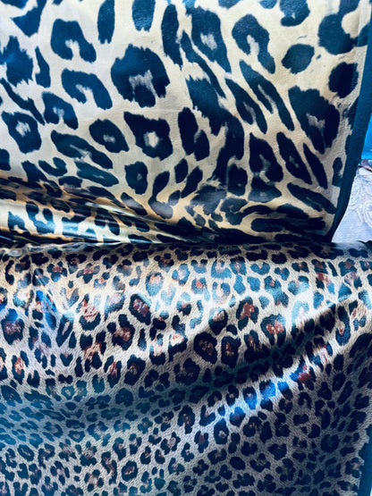 New Exotic animal print on stretch all over foil 4-way stretch 58/60” High quality fabrics by AlexLAFabrics