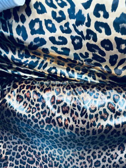 New Exotic animal print on stretch all over foil 4-way stretch 58/60” High quality fabrics by AlexLAFabrics