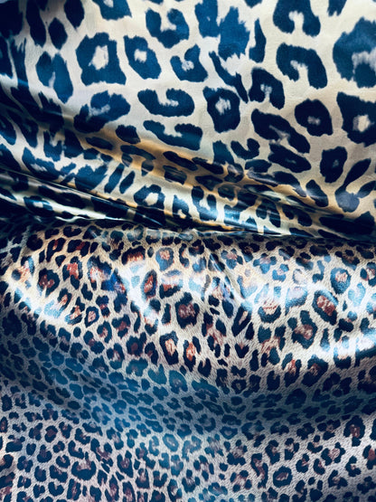 New Exotic animal print on stretch all over foil 4-way stretch 58/60” High quality fabrics by AlexLAFabrics