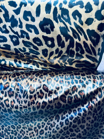 New Exotic animal print on stretch all over foil 4-way stretch 58/60” High quality fabrics by AlexLAFabrics