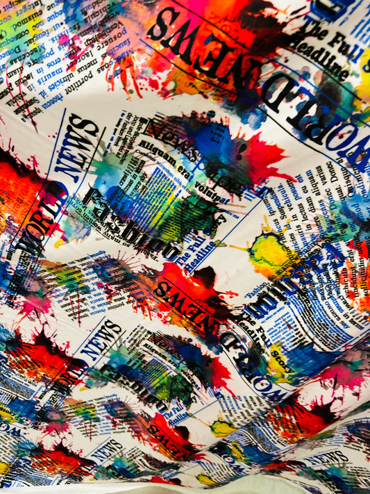 New News fashion design print on best quality of nylon spandex 4-way stretch 58/60” High Quality fabrics by AlexLAFabrics
