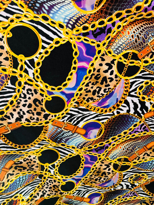 New Fashion modern design print nylon spandex best quality 4-way stretch 58/60” High quality fabrics by AlexLAFabrics