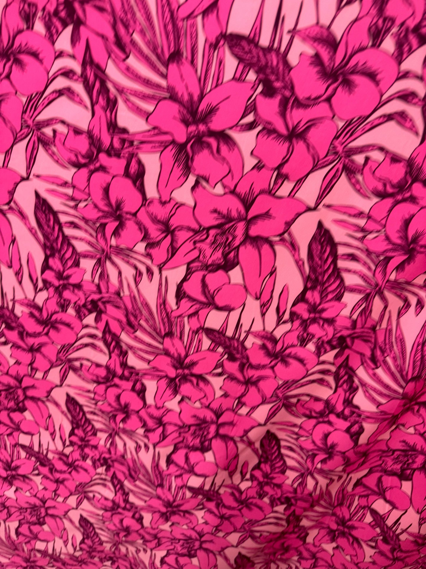 New flower design print on great quality of nylon spandex 4-way stretch 58/60”