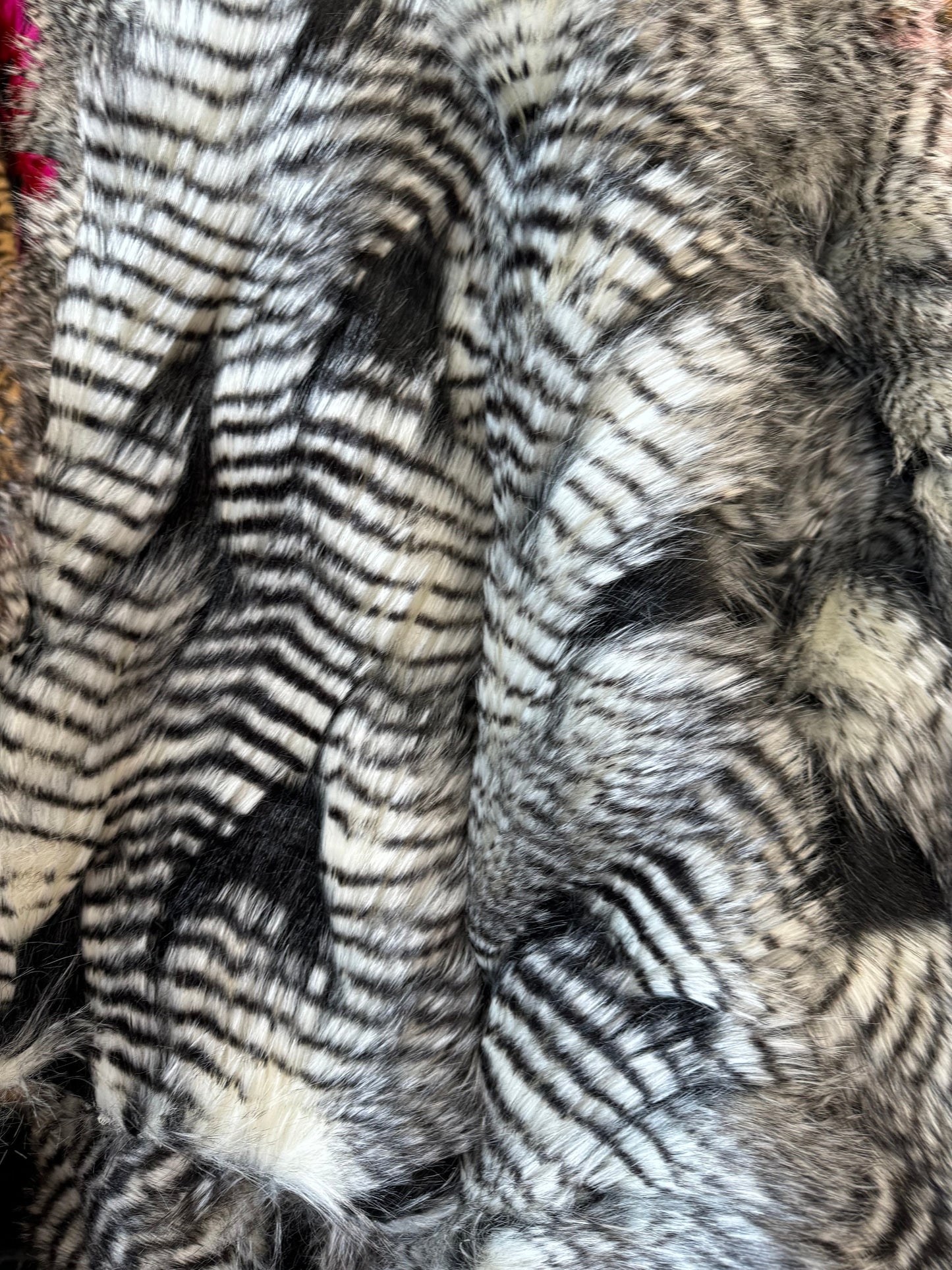 Luxury Faux Fur Owl feathers design high quality Sold by the YD and 1/2 yd Ships worldwide from Los Angeles California USA