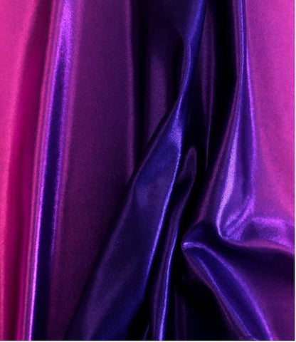 New ombre foggy foil Various colors Luxury metallic nylon spandex 4way stretch 58/60" Sold by the YD. Ships worldwide from Los Angeles.