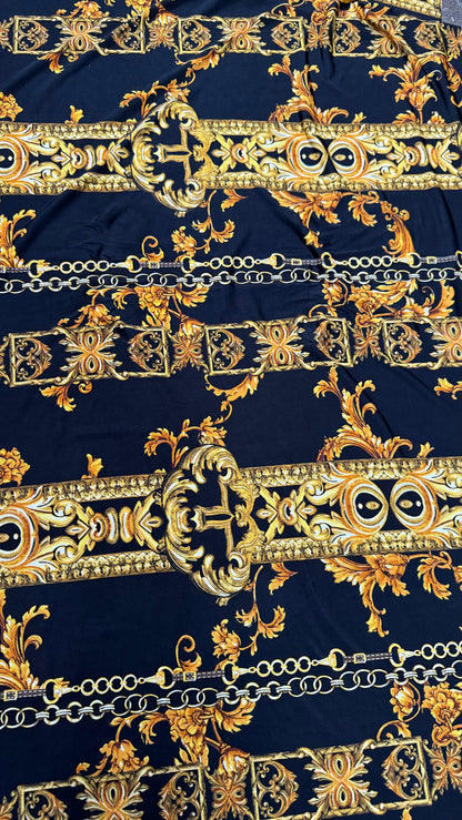New modern fashion design print on poly spandex 4-way stretch 58/60” High quality fabrics by AlexLAFabrics