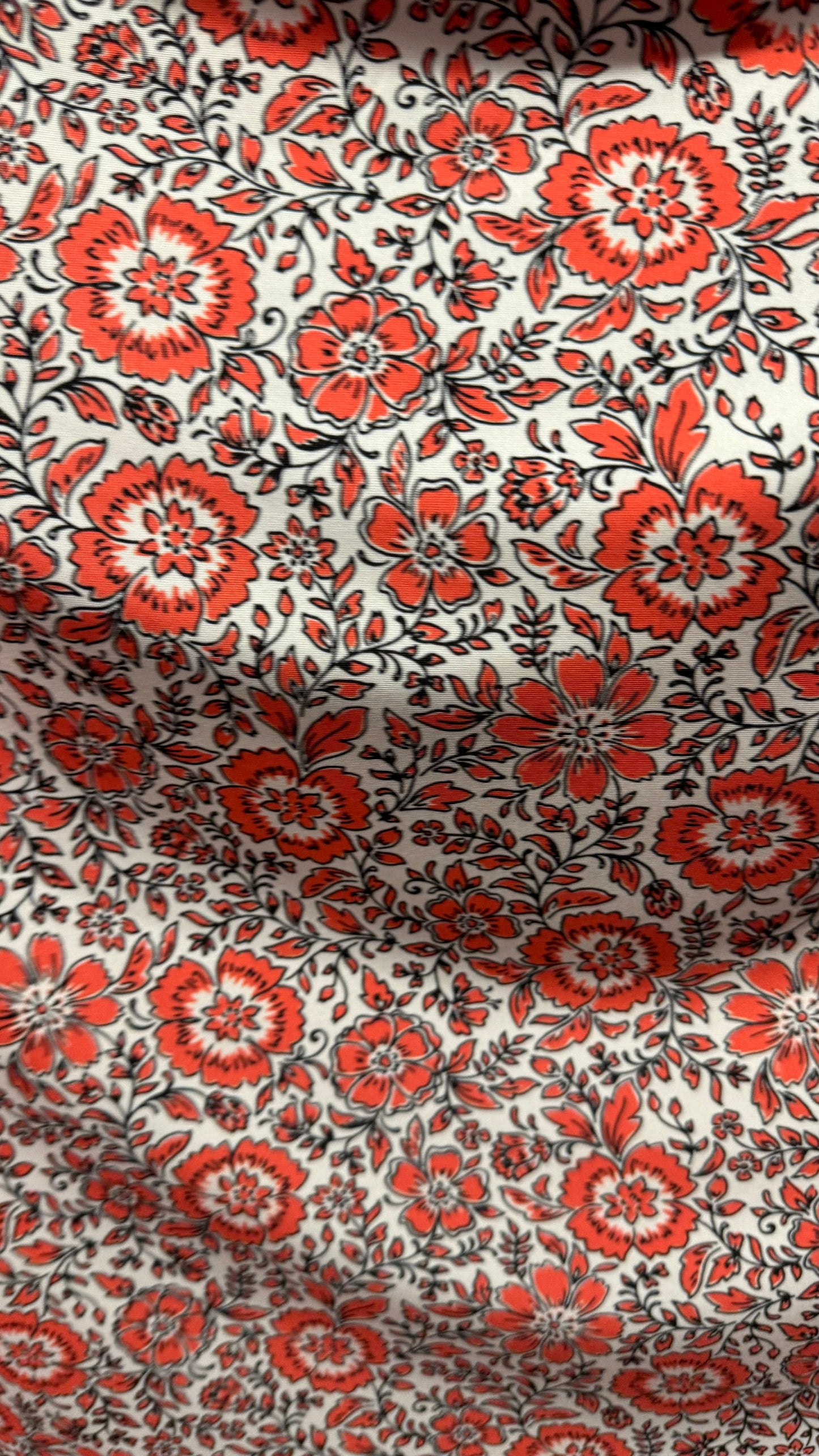 Floral design print on poly spandex 4-way stretch 58/60”