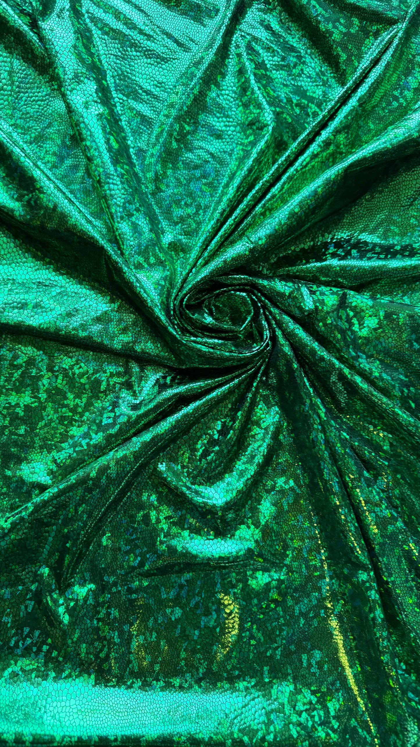 Reptile design hologram metallic poly spandex 2-way stretch 58/60” High quality fabrics by AlexLAFabrics