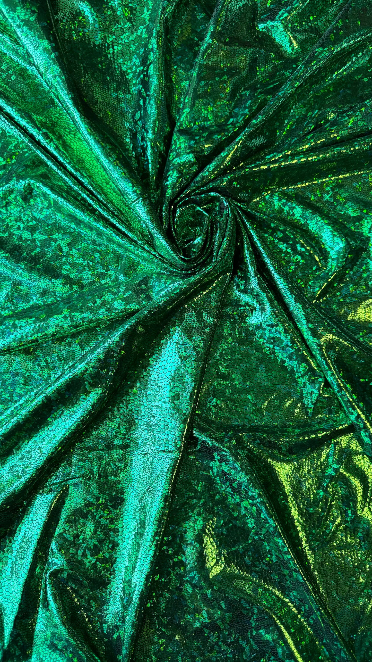 Reptile design hologram metallic poly spandex 2-way stretch 58/60” High quality fabrics by AlexLAFabrics