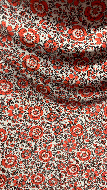 Floral design print on poly spandex 4-way stretch 58/60”