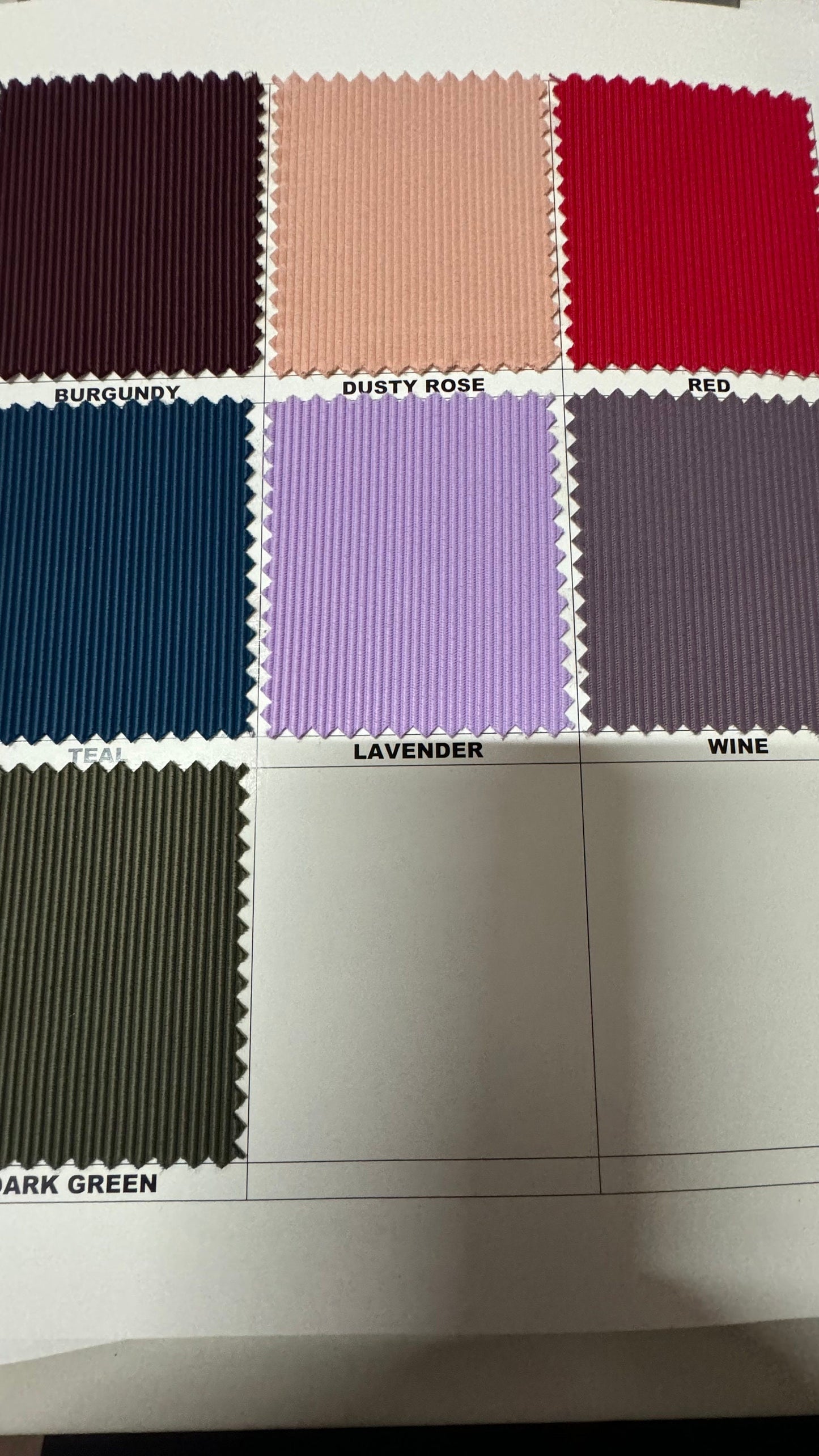 New Ribbed Spandex luxury nylon spandex 4-way stretch 58/60” High Quality fabrics by AlexLAFabrics