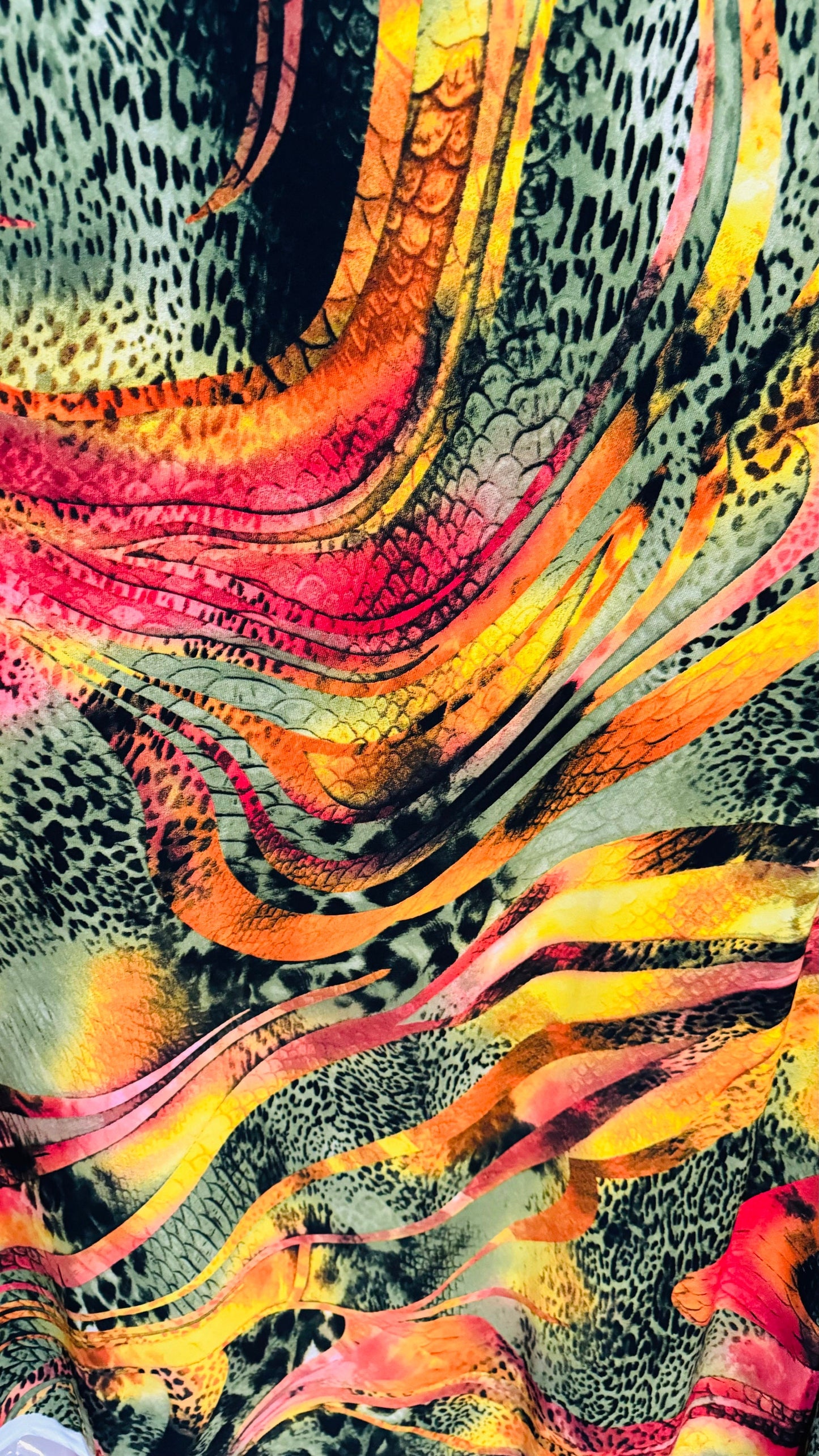 New Safari design exotic animal print multicolor print on great quality of poly spandex 4-way stretch 58/60” High quality fabrics by AlexLAF