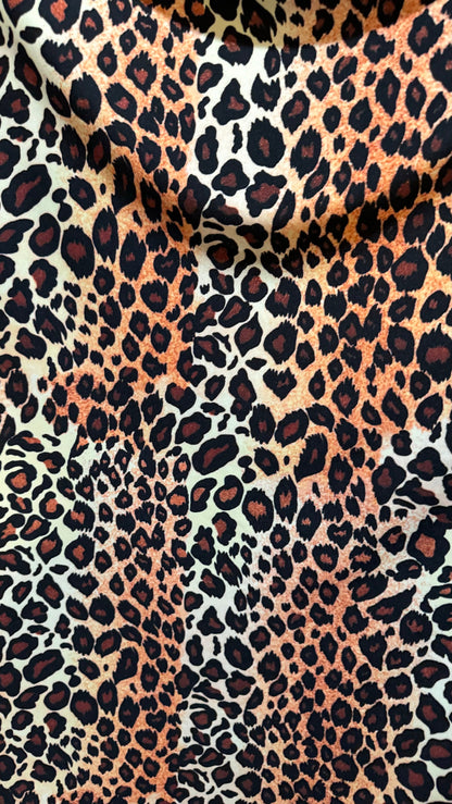 Exotic Leopard design print on great quality of nylon spandex 4-way stretch 58/60” High quality fabrics by AlexLAFabrics