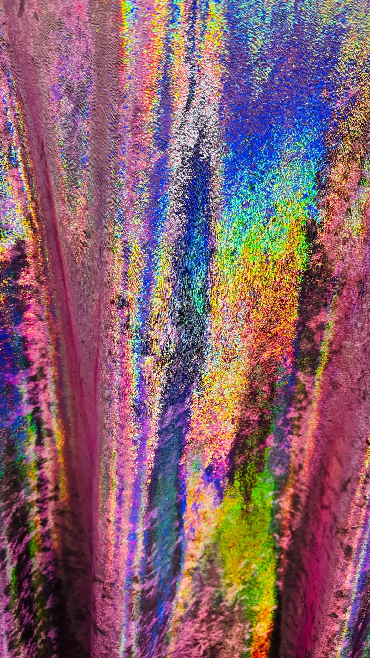 Oil slick foggy foil on stretch velvet best quality 4-way stretch 58/60” High quality fabrics by AlexLAFabrics