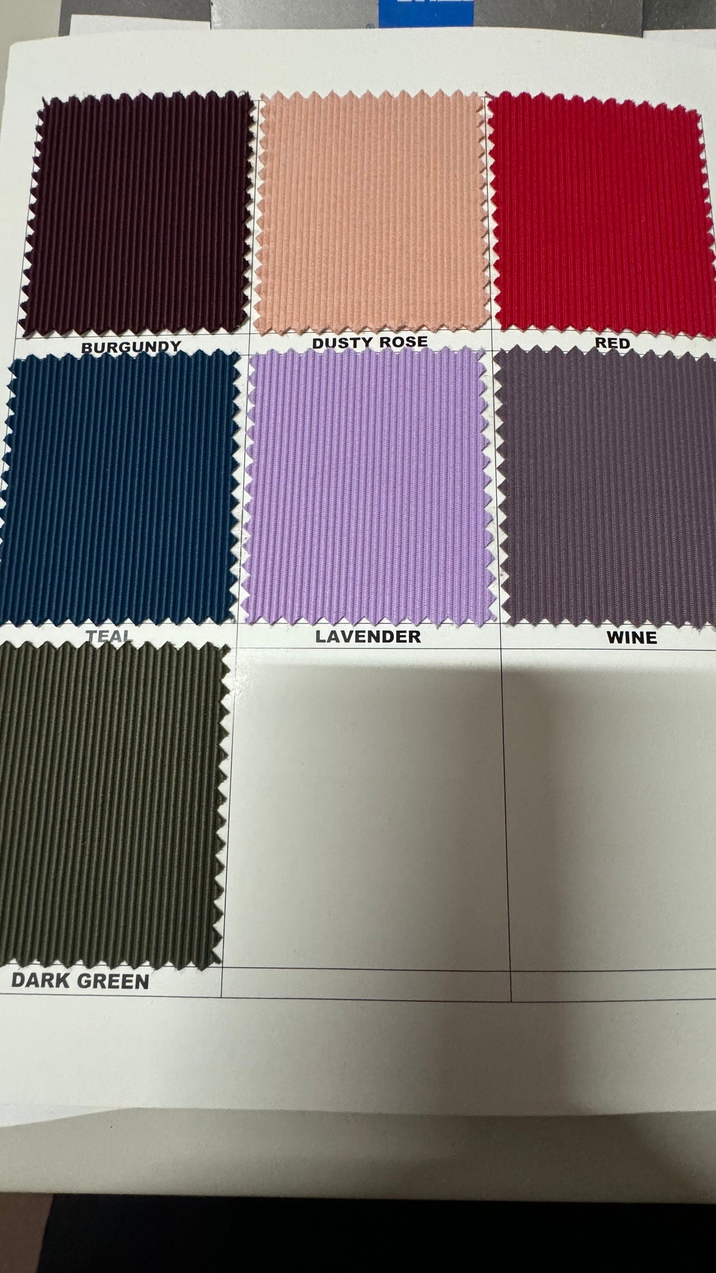 New Ribbed Spandex luxury nylon spandex 4-way stretch 58/60” High Quality fabrics by AlexLAFabrics