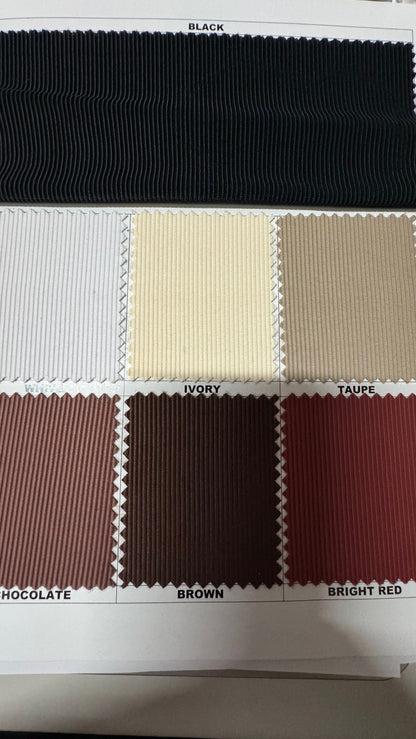 New Ribbed Spandex luxury nylon spandex 4-way stretch 58/60” High Quality fabrics by AlexLAFabrics