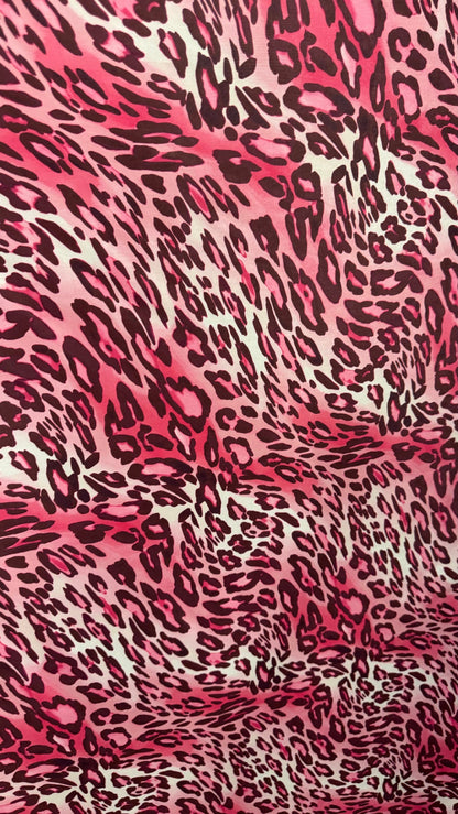 Leopard design Exotic animal print on poly spandex light weight 4-way stretch 58/60” High quality fabrics by AlexLAFabrics