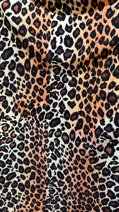 Exotic Leopard design print on great quality of nylon spandex 4-way stretch 58/60” High quality fabrics by AlexLAFabrics