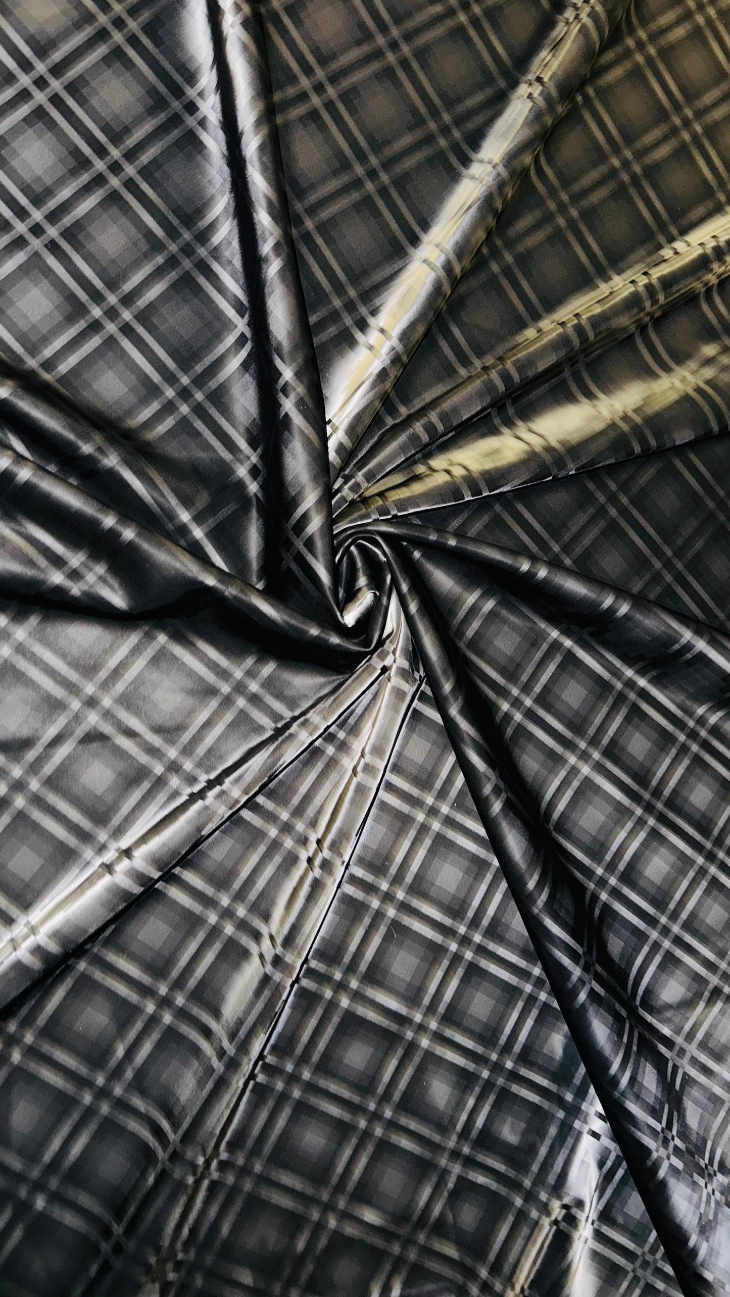 New 3D Spandex Latex Plaid design 4-way stretch 58/60” High Quality fabrics by AlexLAFabrics