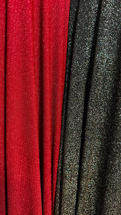 New Metallic Lurex spandex 4-way stretch 58/60” High quality fabrics by AlexLAFabrics