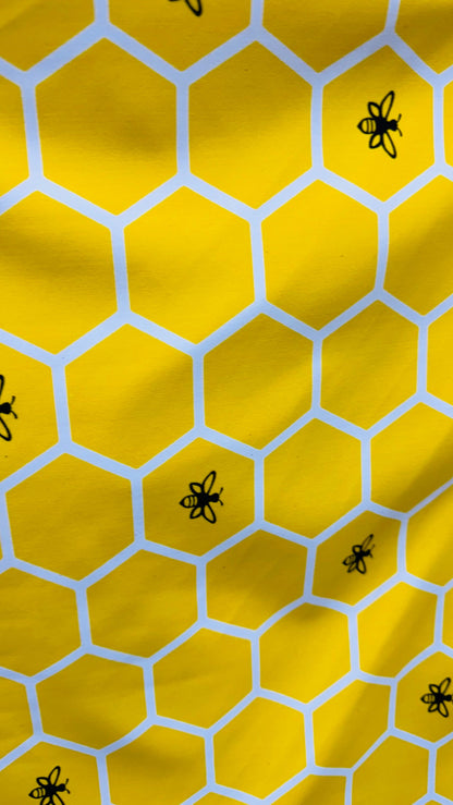 Honeycomb design Print on best quality of nylon spandex 4-way stretch 58/60” High quality fabrics by AlexLAFabrics