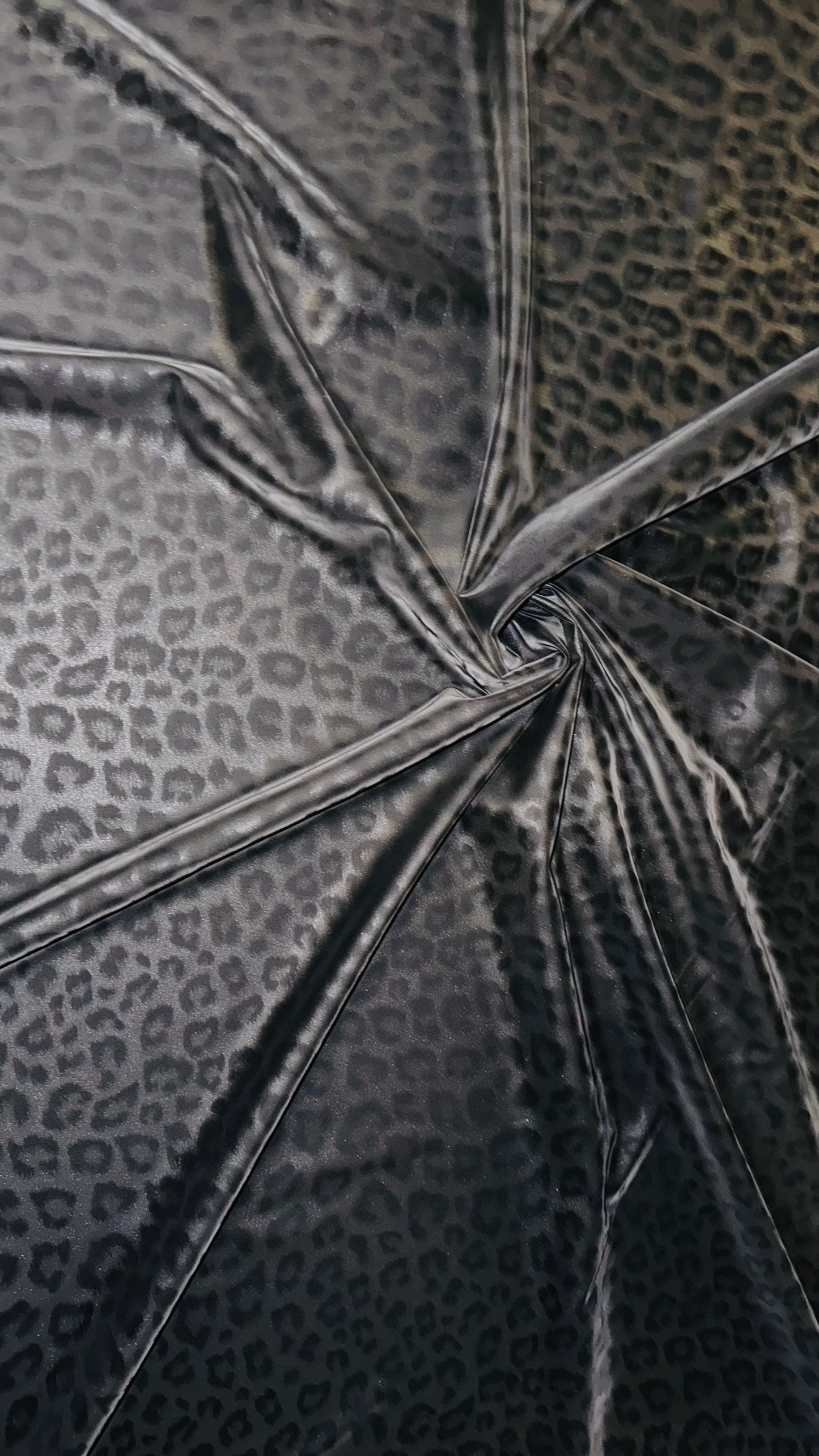 New 3D Spandex reflective Latex Leopard design nylon spandex 4-way stretch 58/60” High quality fabrics by AlexLAFabrics
