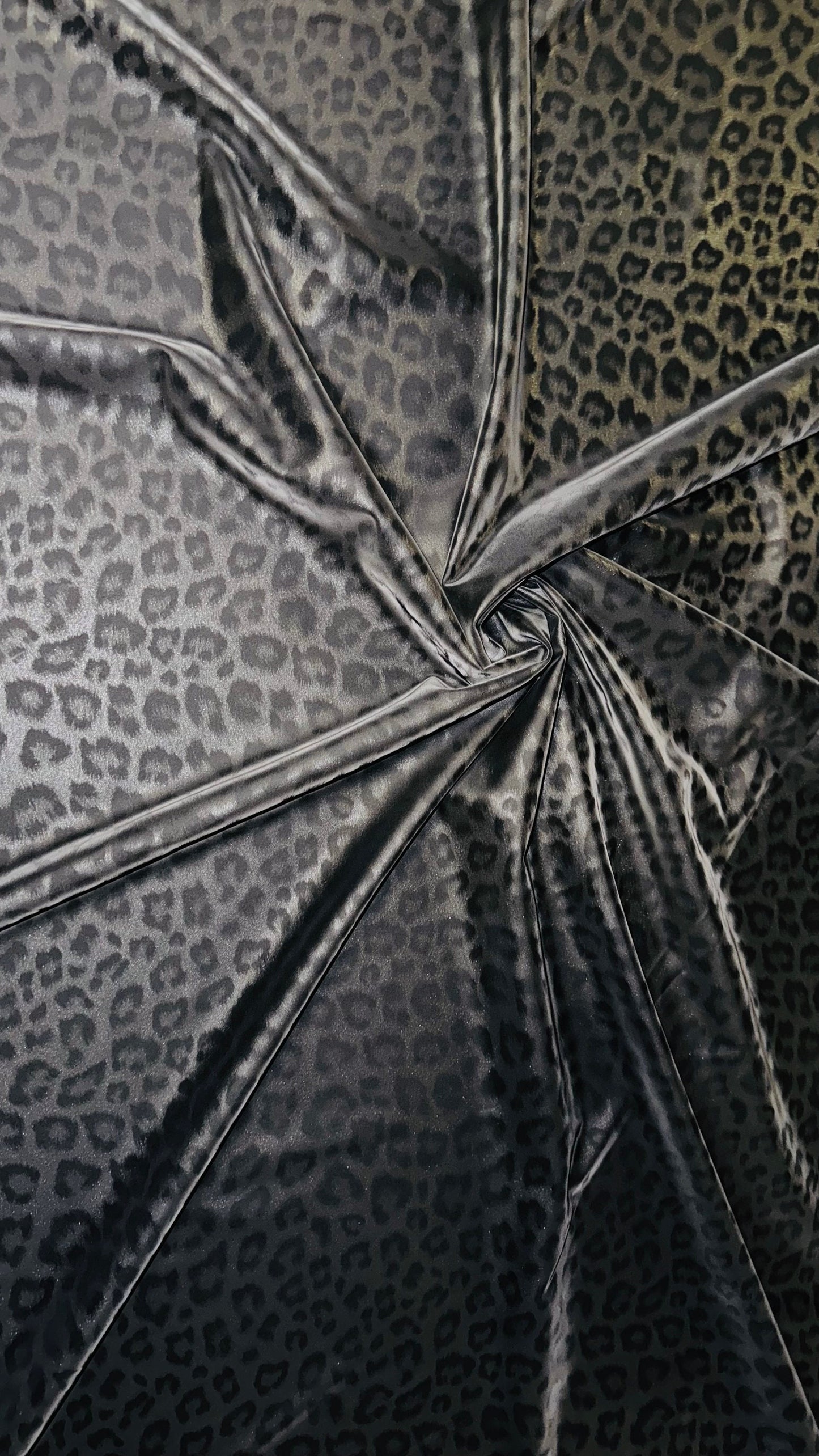 New 3D Spandex reflective Latex Leopard design nylon spandex 4-way stretch 58/60” High quality fabrics by AlexLAFabrics