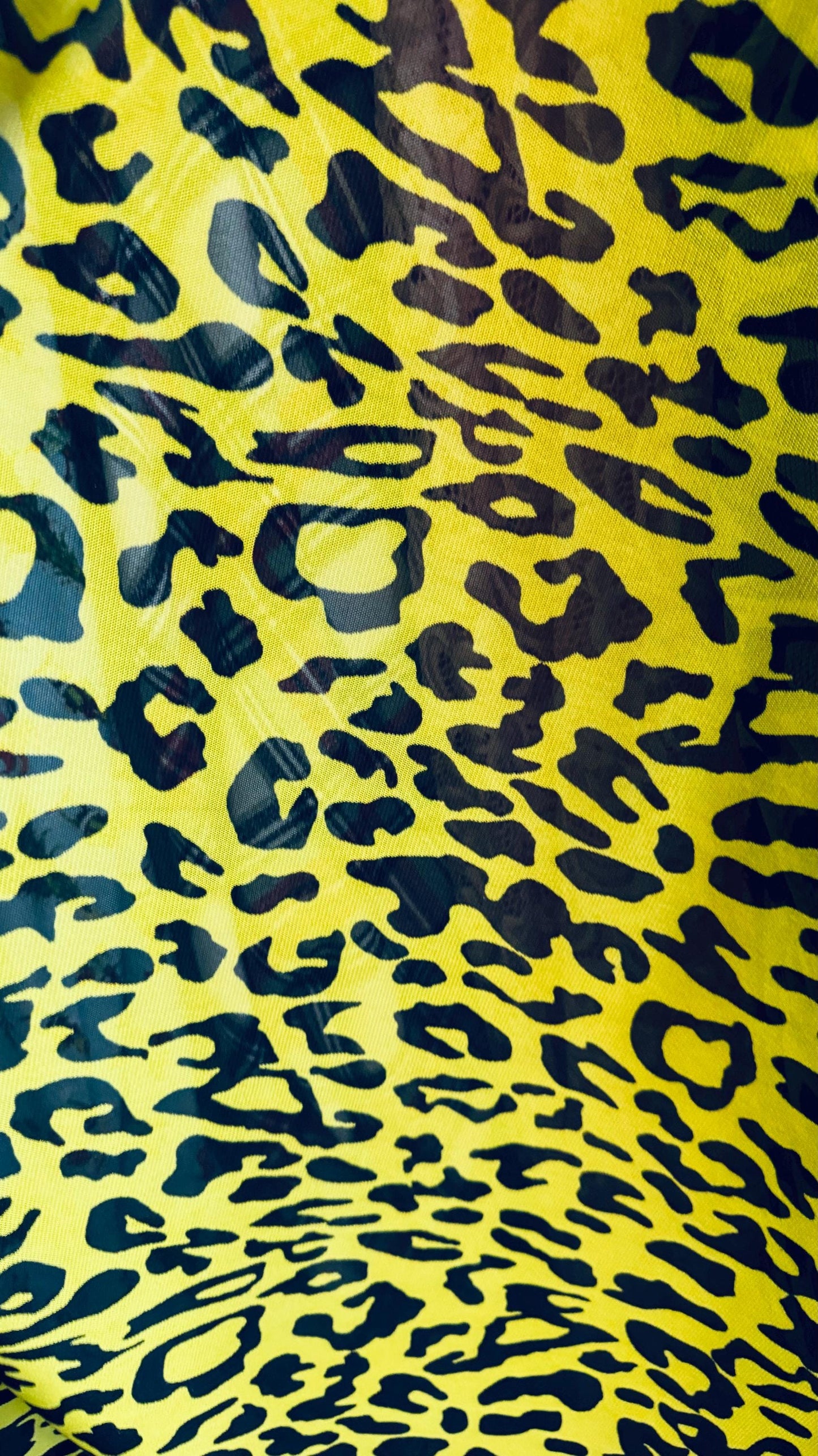 Exotic Leopard design Print on great quality of power mesh nylon spandex 4-way stretch 58/60” High quality fabrics by AlexLAFabrics