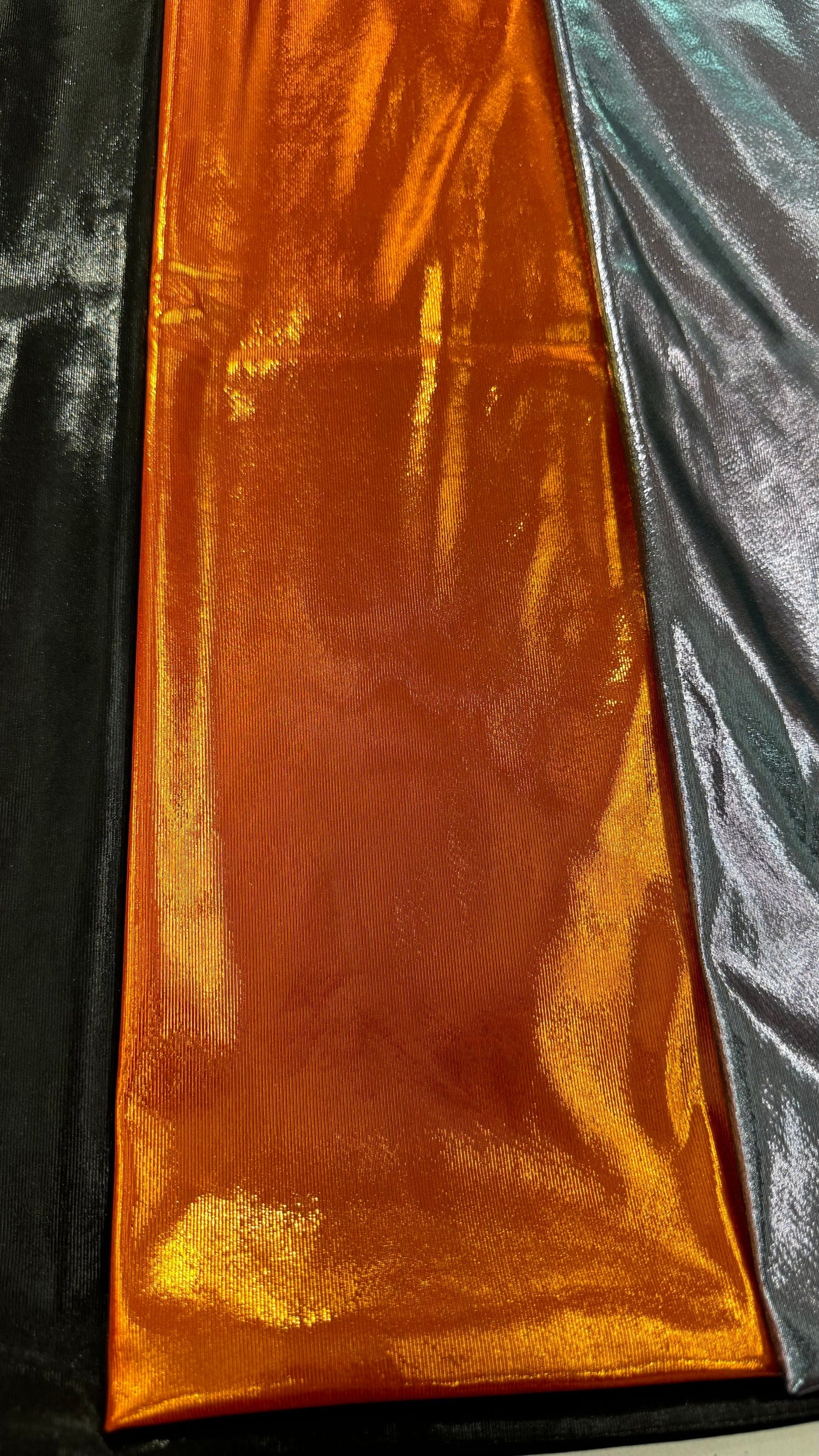 Luxury Slinky metallic poly spandex 4-way stretch light weight 58/60” High quality fabrics by AlexLAFabrics