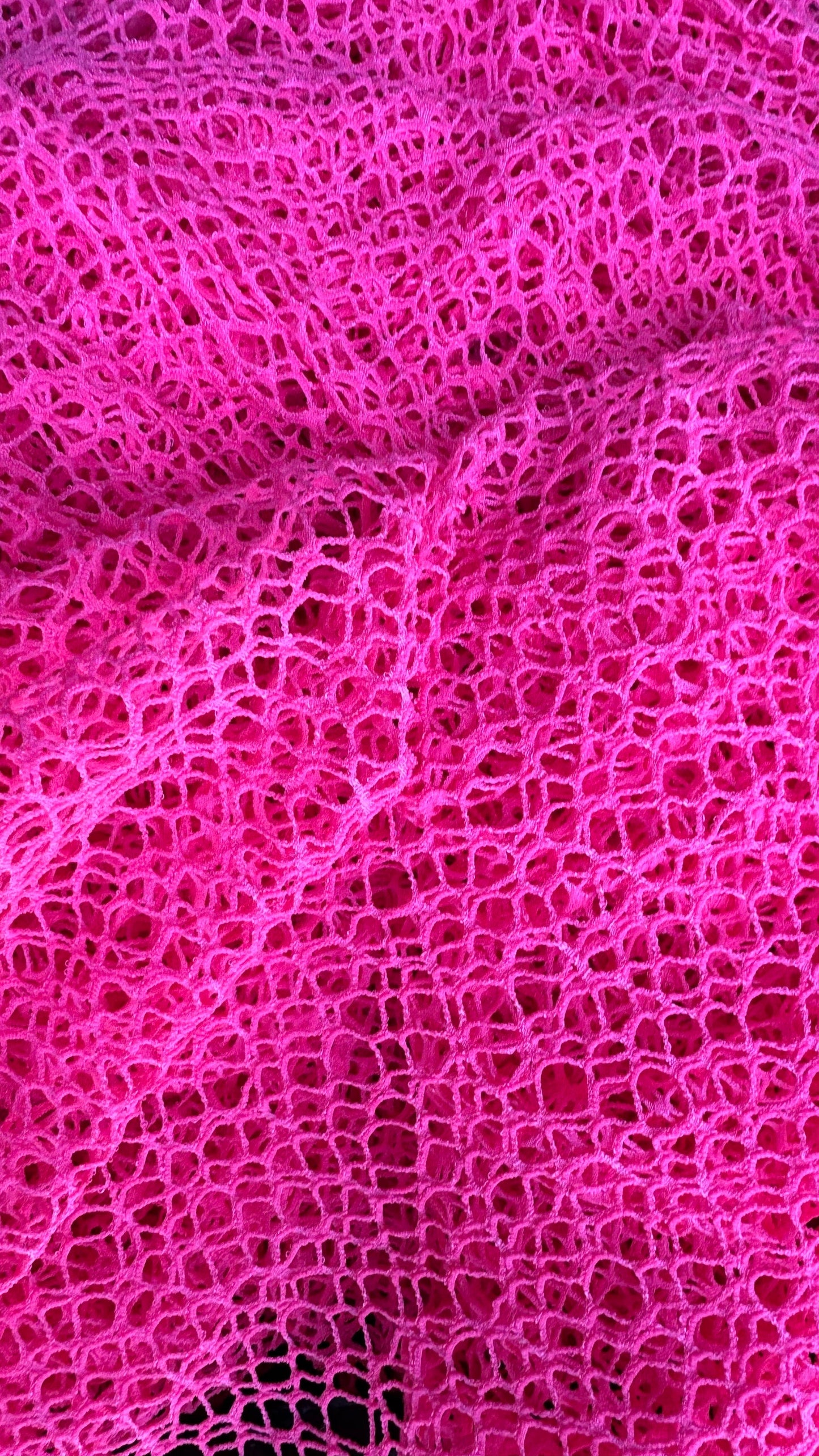 Spiderweb Fishnet Neon Colors  nylon spandex 4-way stretch 58/60” High quality fabrics by AlexLAFabrics. High quality fabrics by AlexLAFabri